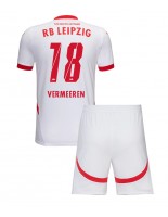 RB Leipzig Arthur Vermeeren #18 Kotipaita Lasten 2024-25 Lyhythihainen (+ shortsit)